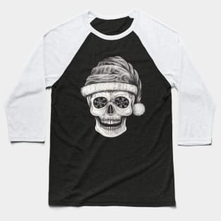 Santa claus skeleton. Baseball T-Shirt